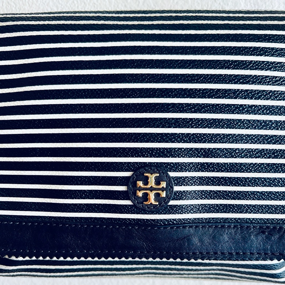 Tory Burch Viva Striped Crossbody Bag - Rare! - Picture 7 of 16